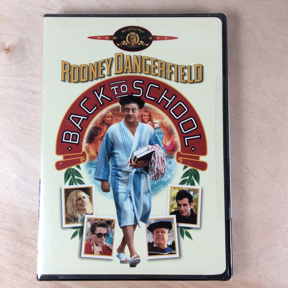 Back to School (DVD, 2000) Rodney Dangerfield New Sealed